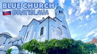 The Beautiful Blue Church - Bratislava 