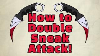 How to Double Sneak Attack! - D&D 5e 2024 Advanced guide to Rogue