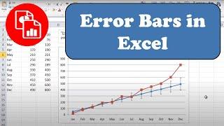 Add Error Bars to a Line Chart