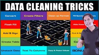 Master Data Cleaning Essentials on Excel in Just 20 Minutes / Data Cleaning Tricks in Excel 2024