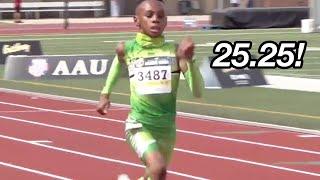 10-Year-Old Sets National 200m Record!