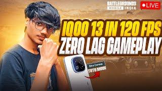 IQOO 13 BGMI TEST WITH FPS METER  | LIVE TEST | PERFORMACE & GAMEPLAY #iqoo13 #bgmi #argodytislive