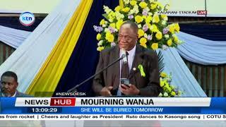 Mourning Wanja: Hundreds attend funeral service at Kasarani