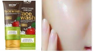 WOW APPLE CIDER VINEGAR FACE WASH l Review l Uzma Iconic Fashion