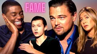 HOW I DEAL WITH FAME | DiCaprio, Chadwick Boseman, Aniston, Holland, Chalamet, Pattinson, Lively...