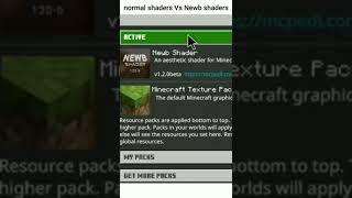 New shaders for mcpe do subcribe and like #shorts #minecraftshorts