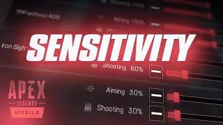 *BEST* SENSITIVITY SETTINGS IN APEX LEGENDS MOBILE