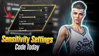 BGMI BEST  SENSITIVITY SETTINGS | BGMI SENSITIVITY CODE TODAY | BGMI ZERO RECOIL SENSITIVITY CODE