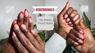 I Tried a DIY Gel Nail Kit | BTARTBOXNAILS | French Nail Tips @BTArtboxNails