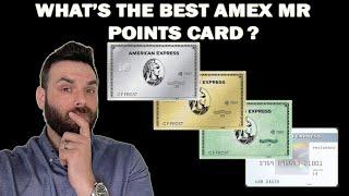 Comparing the best AMEX MR point credit cards. Platinum vs Gold vs Green vs Everyday Preferred