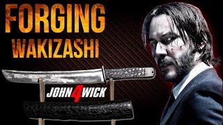 Forging John Wick Chapter 4 Wakizashi from Leaf spring