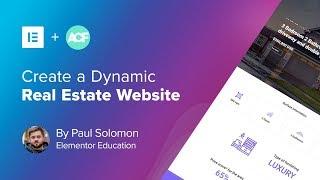 Create a Real Estate WordPress Website Using ACF & Elementor