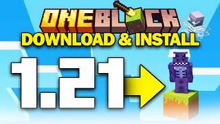 HOW TO INSTALL OneBlock SKY BLOCK (TRIALS) Map for Minecraft 1.21! Download and Play