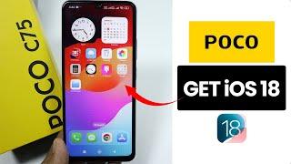 Get iOS 18 on Any Poco Phone -  Setup iOS Launcher