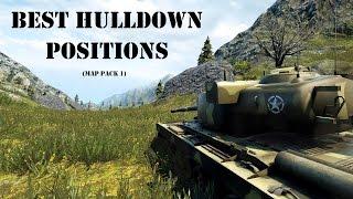 World of Tanks - BEST Hull Down Starting Positions (Map Pack 1)