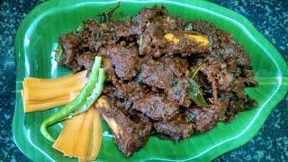 Mutton Roast English | Kerala Style Mutton Roast | Mutton Varattiyatu