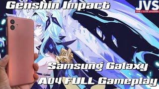 Samsung Galaxy A04 Genshin Impact Gameplay