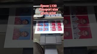 Epson L130 #Passport size photo print #epson