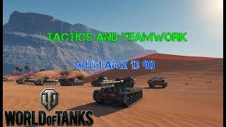 World Of Tanks Replays - Tactics and Teamwork With AMX 13 90 - Action Gameplay