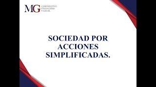 SOCIEDADES DE ACCIONES SIMPLIFICADAS