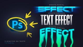  TEXTOS INCREÍBLES en Photoshop Fácil y Rápido | Tutorial Textos