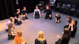 Theatre Game #14 - Frog In The Pond. From Drama Menu - drama games & ideas for drama.