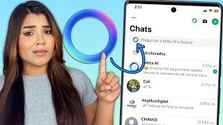 El nuevo botón de Meta AI en WhatsApp no es lo que pensabas 