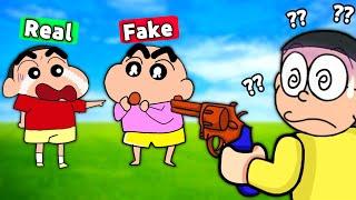 Find The Real Shinchan  || Funny Game Roblox 