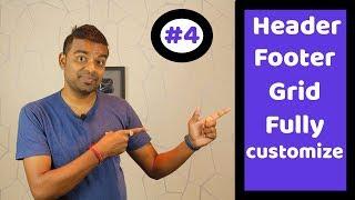 How to Setup Header and Footer -  Fully FlatSome Theme Customisation - eCommerce Series #4