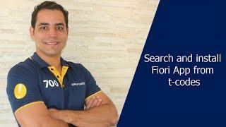 Search and install Fiori App from t code1