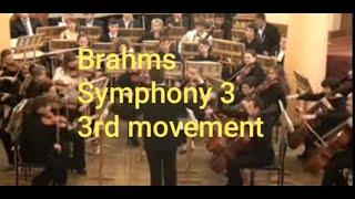 J.Brahms Symphony No.3 (3rd movement)/Sergey Neverov (conductor)