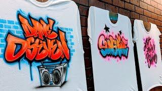 Live Graffiti Painting on Airbrush T shirts | 9/14/20