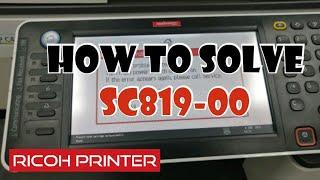 RICOH PRINTER SC819-00