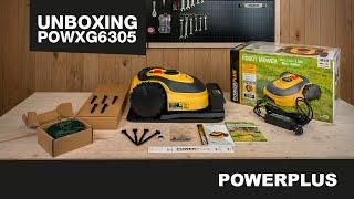 POWERPLUS - Unboxing der POWXG6305 Mähroboter