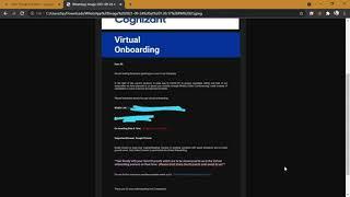 DAY 1 Cognizant joining link for onboarding process