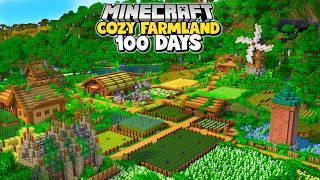 I Spent 100 Days Building The Ultimate Cozy Farm!