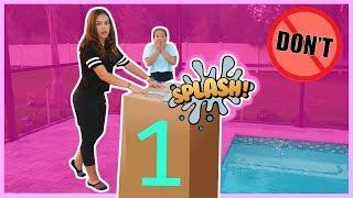 DONT PUSH THE WRONG MYSTERY BOX INTO THE WATER | SISTER FOREVER