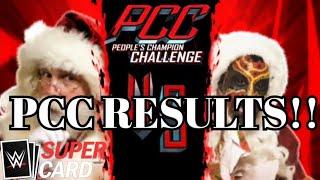 PCC FINAL RESULTS!! WWE SUPERCARD!!