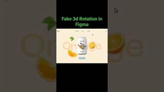 How to learn programming for beginners | Fake 3d Rotation in Figma  #shorts
