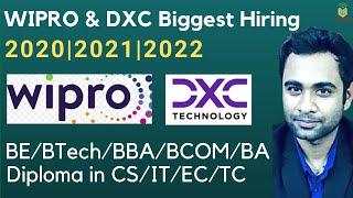 Wipro & DXC Biggest off-campus hiring | Batch 2020 | 2021 | 2022 |Any Graduation