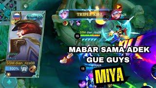 MABAR SAMA ADEK EH MALAH KETEMU SAMA PLAYER RRQ YANG NOOB - Mobile Legends