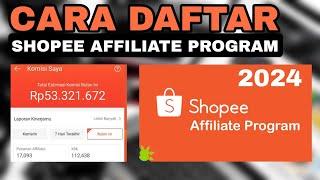 CARA DAFTAR SHOPEE AFFILIATE PROGRAM TERBARU‼️ KERJA SANTAI DIBAYAR