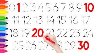 영어숫자읽기 | 0에서 30까지 쓰는법 배우기 | 아이들을 위한 숫자세기와 영어공부하기 Learn to write Numbers 0 to 30