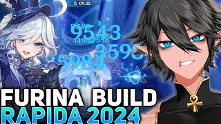 Finalmente ELA Chegou!! FURINA Esta INSANA BUILD Super RÁPIDA Atualizada!! Genshin impact