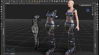 CLOTHES: import, edit colour and fit in DAZ STUDIO - ENG / ITA