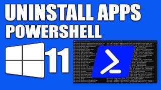 How To Uninstall Apps Using PowerShell Command on Windows 11