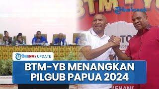 KPU Papua Tetapkan Benhur Tomi Mano dan Yeremias Bisai Menangkan Pilkada 2024, Proses Sempat Ricuh