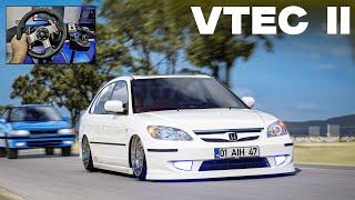 Honda Civic Vtec II ile Makaslıyoruz - ASSETTO CORSA