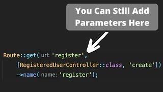 Laravel Routing: Add "Unofficial" Parameters To Routes