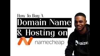 How to buy a domain name & hosting on namecheap